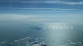 Lake Erie Islands, Port Clinton from the air over Canada