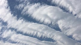 Beautiful finger-shaped clouds 3