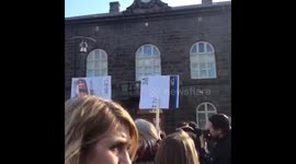 Protest in Reykjavik demanding PM resignation