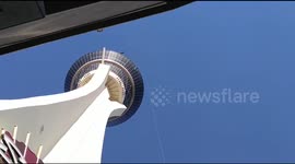 Lanzamiento en bungee de estratosfera en las vegas nevada