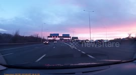 Dash Cam UK - Near Miss M25/M4 Slip Road