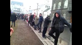 Reykjavík, Panama papers, protest