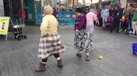 Dancing Grannies in Birmingham
