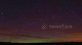THE NORTHERN LIGHTS DONEGAL IRELAND THIS MORNING