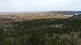 The look out at the top of Reesor Lake