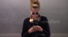 Cara Delevingne gets photobombed by Jean Claude Van Damme