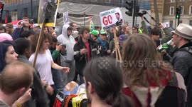 Downing Street protesters call for Cameron to resign