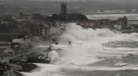 Storm hits Penzance