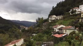 Time-lapse footage of a severe storm in Portugal