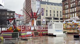 Heavy rain hits Glasgow as warnings are issued for parts of the UK