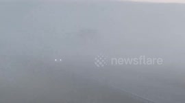 US: Dense Fog Blankets Western New York On Christmas Morning 2