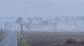 US: Dense Fog Blankets Western New York On Christmas Morning