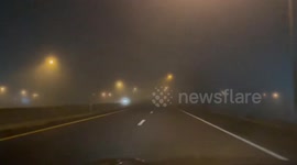 US: Low-Pressure System Brings Dense Fog To Northern Tennessee