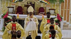 Special Midnight Mass and Worship in celebration of Christmas More than a thousand people participated in south india