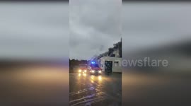Firefighters Battle Through Night to Control Inferno in Rome, Italy