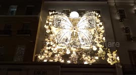 A glimpse of luxury Christmas lights 2023 of London's Bond Street - Mayfair