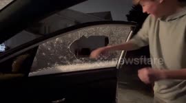 US: Ice Storm Freezes North Dakota On Christmas Day 2