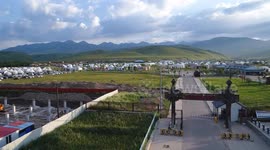 An Animal Husbandry Village in Xinjiang, China