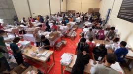 Indonesia Election Preparation in Banten, Indonesia