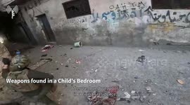 IDF Unearths Hidden Weapons Cache in Civilian Residence in Gaza Operation