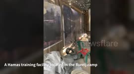 IDF Reveals Hamas Training Facility in Bureij Camp, Gaza Strip