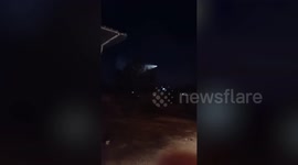 Locals baffled by 'Santa Claus' flying through night sky in Thailand