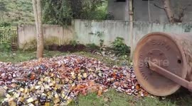 Over 1000 litres of illicit liquor destroyed in southern India