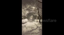 China: Extreme Snowstorm Batters Shandong Peninsula, Cities Blanketed In White