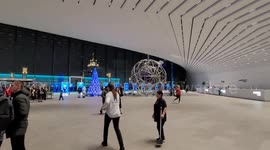 Reactor installation exhibited at Rosatom pavilion in Moscow, Russia