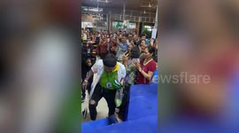 Never too many! Videographer uses nearly dozen phones to record guest entrance