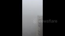 India: Dense Fog Engulfs Delhi And Surrounding States Causing Low Visibility 2