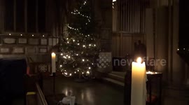 Christmas Eucharist at the Crib in St Mary Abbots Church Kensington with Hark! The Herald Angels Sing