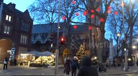 St Mary Abbots Church in London's Kensington looks charming at Christmas 2023