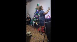 Dog Couldn't Wait For Presents