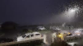 Storm Gerrit smashes through north Wales 'like a tornado'