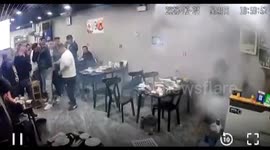 Firecracker fiasco in Chinese restaurant leaves diners startled