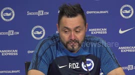 Roberto De Zerbi press conference in Brighton and Hove, UK