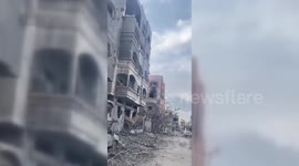 Northern Gaza Neighbourhood Razed
