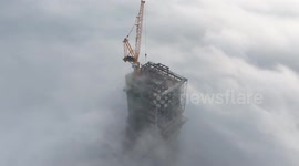 Heavy Fog Hit Nanjing, China