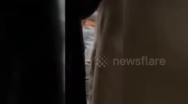 Girl Defends Dress Code On Tehran Metro, Iran