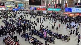 New Year's Day Holiday Travel Peak in Changchun, China