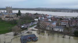 Flooding on the River Severn & Ouse following Storm Gerrit