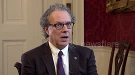 Interview with Ian Russell after receiving MBE in London, UK