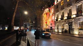 Famous nightclub Annabels shows off its amazing Christmas decorations