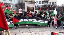 Protest For Palestine in Mainz, Germany
