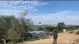 Israeli artillery shelling towards southern Lebanon