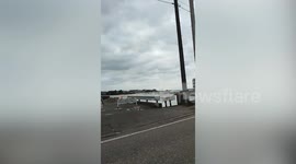 Japan earthquake tsunami sparks waves on river in Niigata