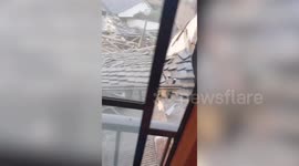 Japan earthquake damages homes in Suzu