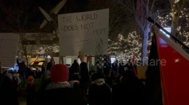 Palestine protest in Seattle held during New Year’s Eve celebrations