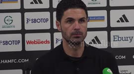 Fulham v Arsenal: Mikel Arteta press conference in London, UK